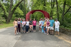 Group photo by Karl Stirner's arch